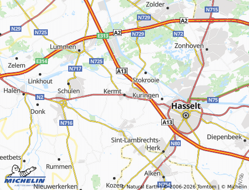 Mappa MICHELIN Kermt - ViaMichelin