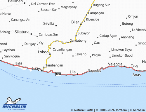 MICHELIN Calvario map - ViaMichelin
