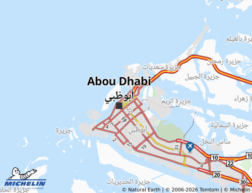 MICHELIN Markaziyah 51 map - ViaMichelin