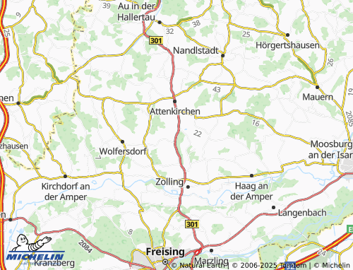 MICHELIN Haarland map - ViaMichelin