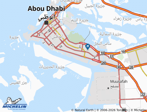 MICHELIN Al Muzoun map - ViaMichelin