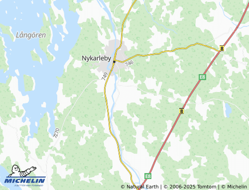 MICHELIN Yrjas map - ViaMichelin