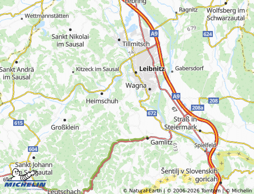 MICHELIN Rettenbach map - ViaMichelin
