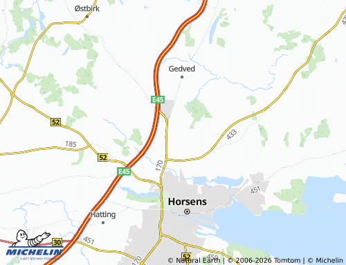 MICHELIN Egebjerg map - ViaMichelin