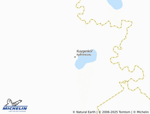 MICHELIN Kuygenkol' map - ViaMichelin