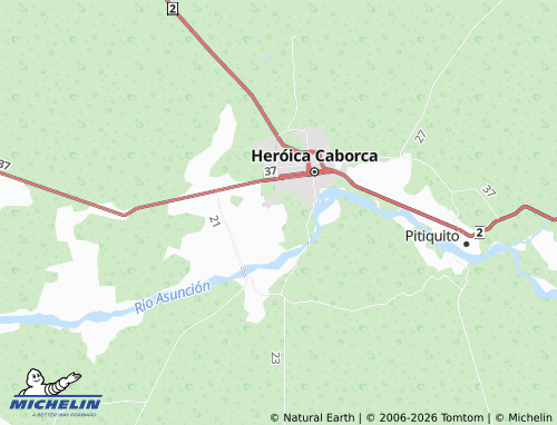 MICHELIN Misiones de Kino map - ViaMichelin