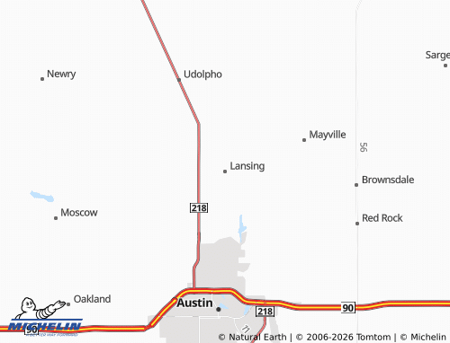 Mappa MICHELIN Lansing - ViaMichelin