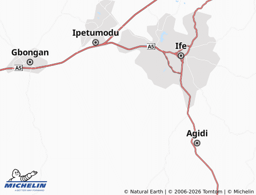 Mappa MICHELIN Okiti - ViaMichelin