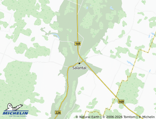 MICHELIN Dvaralis map - ViaMichelin