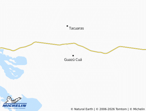 Mappa MICHELIN Guazú Cuá - ViaMichelin