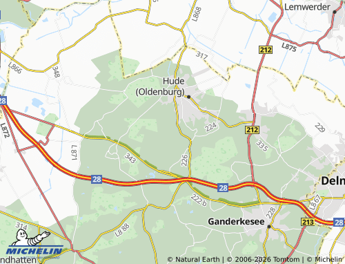 MICHELIN Schürenbusch map - ViaMichelin