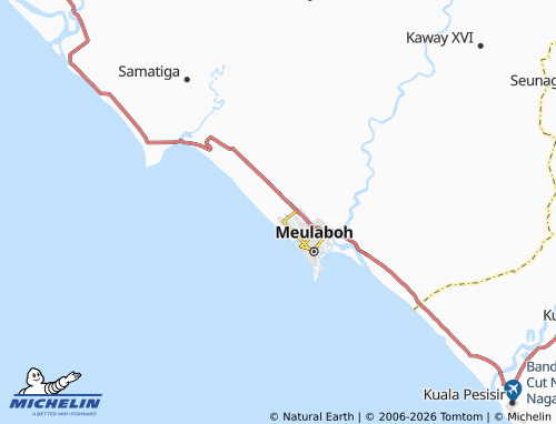 MICHELIN Suak Sigadeng map - ViaMichelin