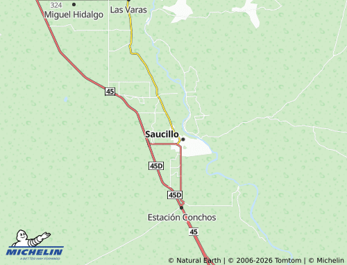 Mappa MICHELIN Infonavit Río Conchos - ViaMichelin