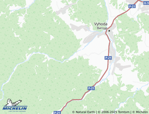 MICHELIN Novyi Mizun map - ViaMichelin