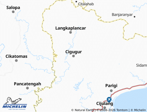 MICHELIN Cigugur map - ViaMichelin
