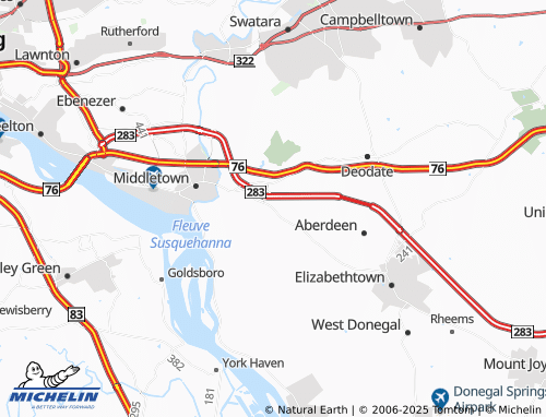 MICHELIN Londonderry map - ViaMichelin