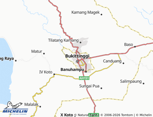 Mapa MICHELIN Puhun Tembok - ViaMichelin