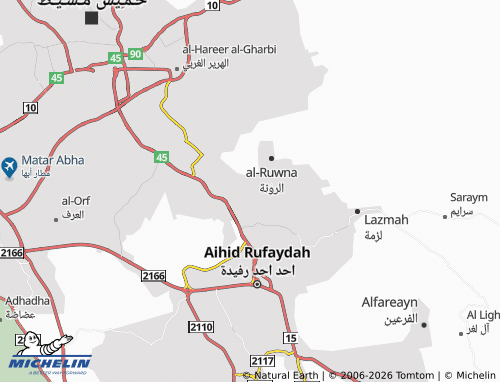 MICHELIN-Landkarte al-Aund - ViaMichelin