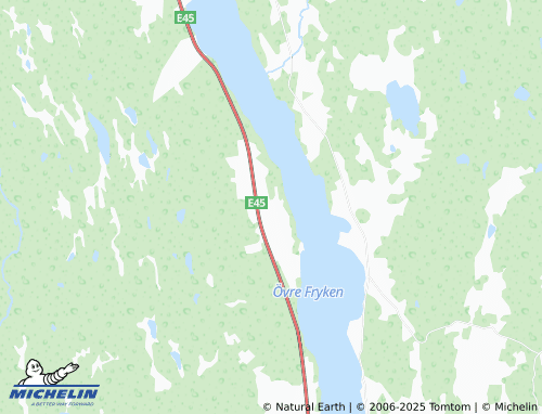 MICHELIN Gullsby map - ViaMichelin