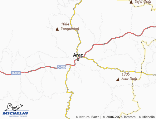 Mapa MICHELIN Araç - ViaMichelin