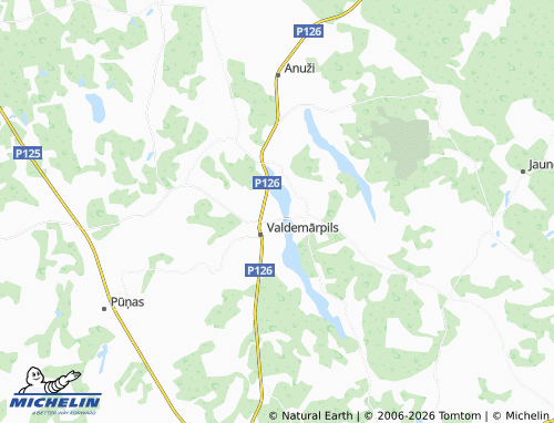 Mapa MICHELIN Dižliepas - ViaMichelin