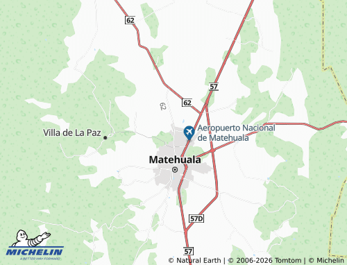 MICHELIN-Landkarte Ojo de Agua - ViaMichelin