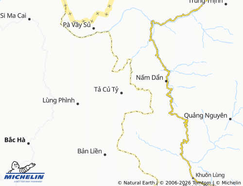 Mapa MICHELIN Tả Củ Tỷ - ViaMichelin