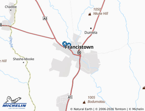 Mapa MICHELIN Tati West - ViaMichelin