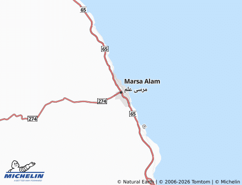 Mappa MICHELIN Marsa Alam - ViaMichelin