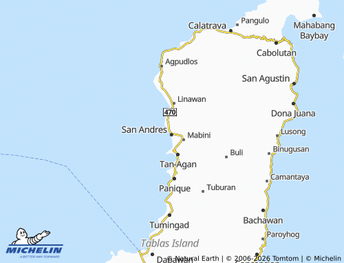 Kaart MICHELIN Poblacion - ViaMichelin