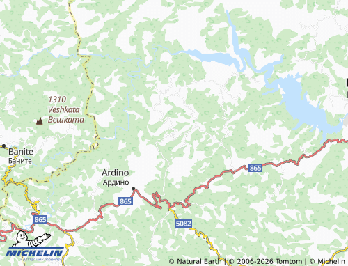 Mappa MICHELIN Mlechino - ViaMichelin