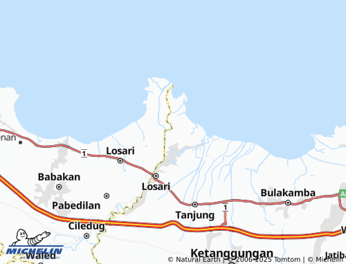 MICHELIN-Landkarte Limbangan - ViaMichelin