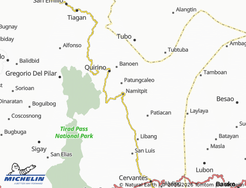 MICHELIN Namitpit map - ViaMichelin
