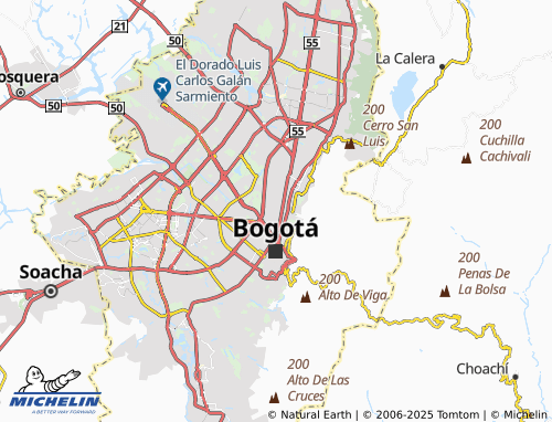 MICHELIN Santa Teresita map - ViaMichelin