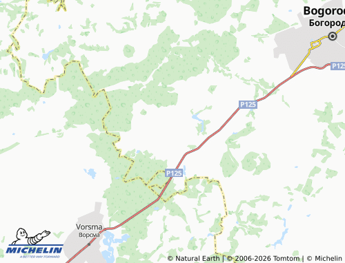 MICHELIN-Landkarte Kudreshki - ViaMichelin
