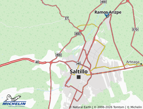 Mappa MICHELIN Valle Azteca - ViaMichelin