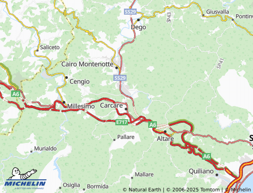 MICHELIN San Giuseppe map - ViaMichelin