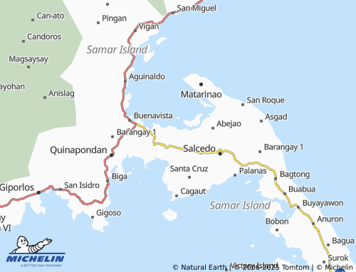 MICHELIN Caridad map - ViaMichelin