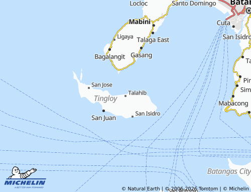 MICHELIN Talahib map - ViaMichelin