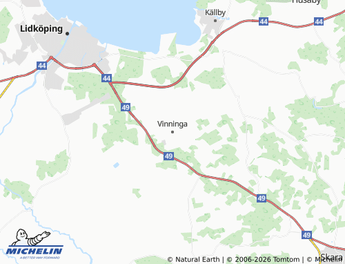 MICHELIN-Landkarte Vinninga - ViaMichelin