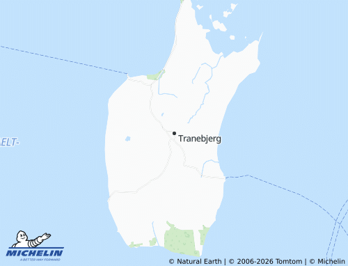 MICHELIN-Landkarte Tranebjerg - ViaMichelin