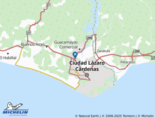 MICHELIN San Miguel Arcángel map - ViaMichelin