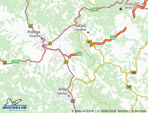 Mapa MICHELIN Prilipac - ViaMichelin