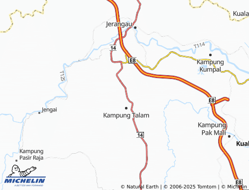 MICHELIN Kampung Besol map - ViaMichelin