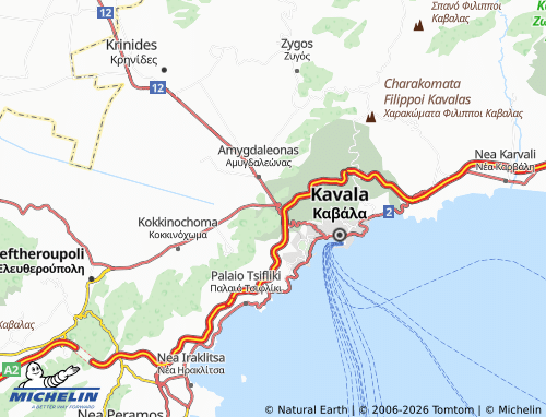 Carte MICHELIN Stavros - ViaMichelin
