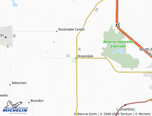 Mappa MICHELIN Rosendale - ViaMichelin