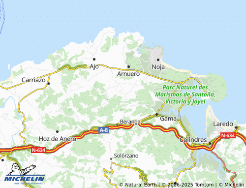 MICHELIN-Landkarte San Mamés de Meruelo - ViaMichelin
