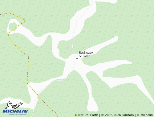 MICHELIN-Landkarte Beshozek - ViaMichelin