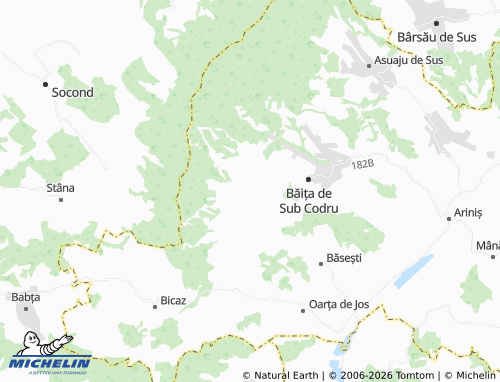 Mapa MICHELIN Odești - ViaMichelin