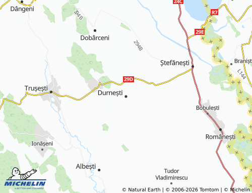 MICHELIN Durnești map - ViaMichelin